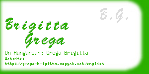 brigitta grega business card